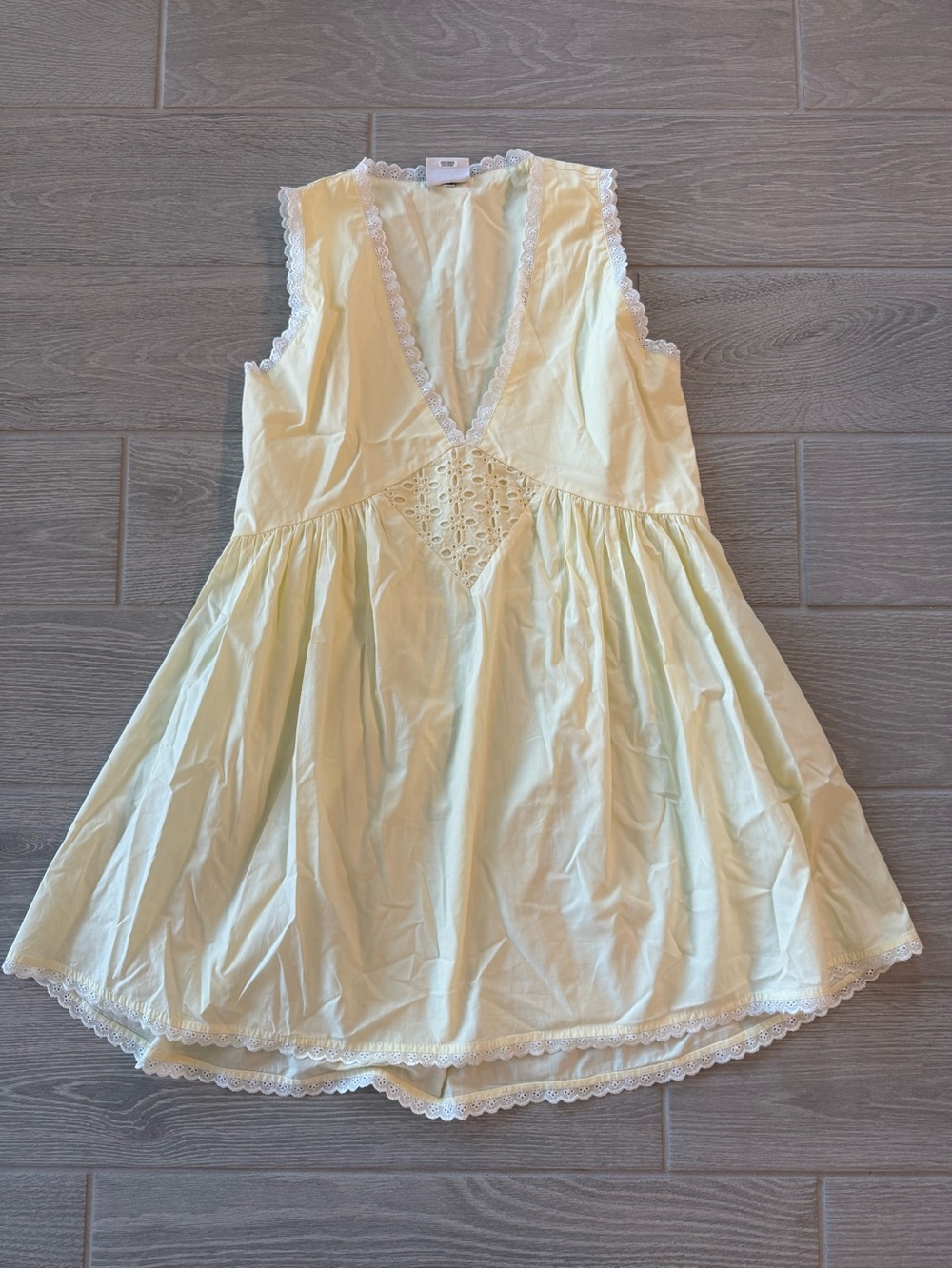 LANEWAY THE LABEL Vintage Cotton Mini in Butter Size XS VGUC - Picture 12 of 14